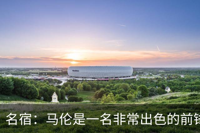 名宿：马伦是一名非常出色的前锋，在他身上能看到罗纳尔多的影子